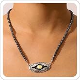 Western Necklaces for Women Trendy Country Concert Outfits Boho Cowboy Chic Cowgirl Turquoise Beaded Necklaces Navajo Pearl Necklace Bohemia Navajo Pearls Jewelry Accessorie