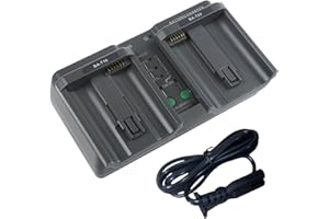 Replacement Power Battery Charger MH-26 Dual Battery Charger for Nikon EN-EL18 EN-EL4A D4S D5