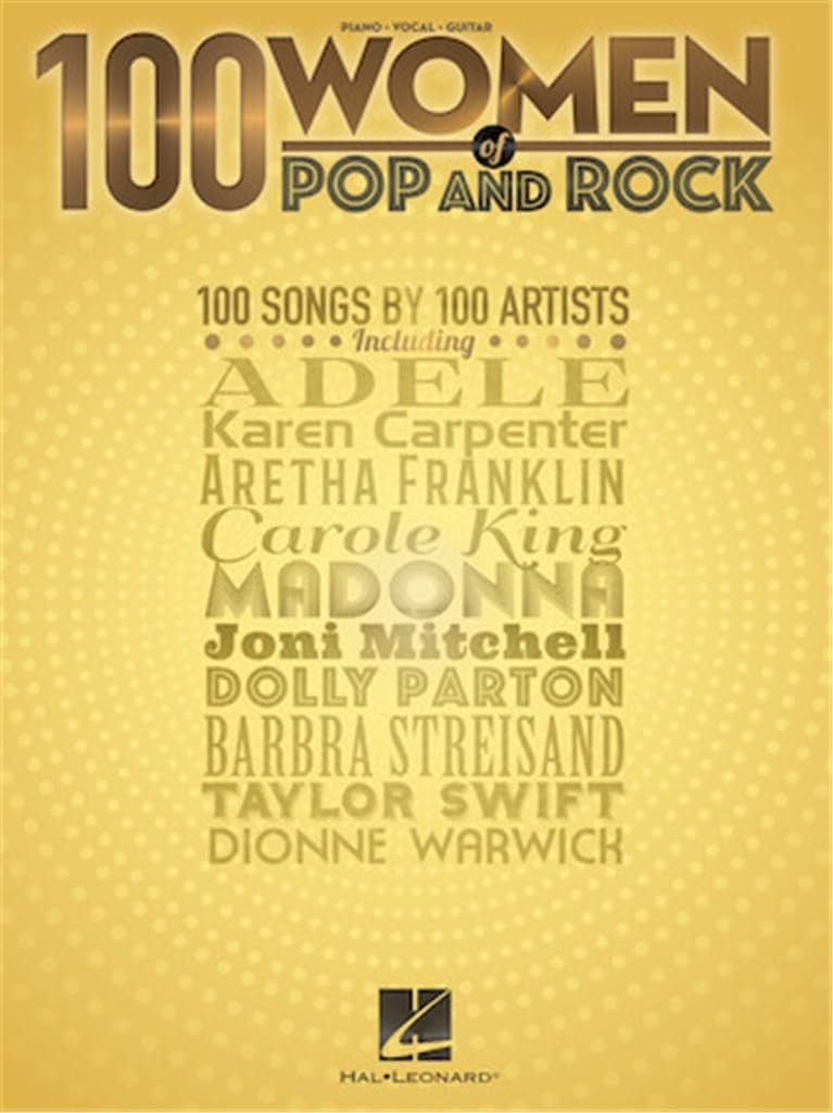 100 Women of Pop and Rock: Piano, Vocal, Guitar