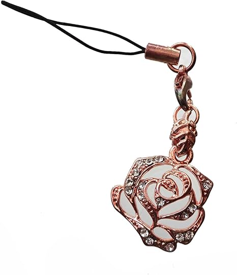 Amazon Co Jp 秘密の花園シリーズキラキラローズガーデン 携帯ストラップ ピンク ゴールド おもちゃ