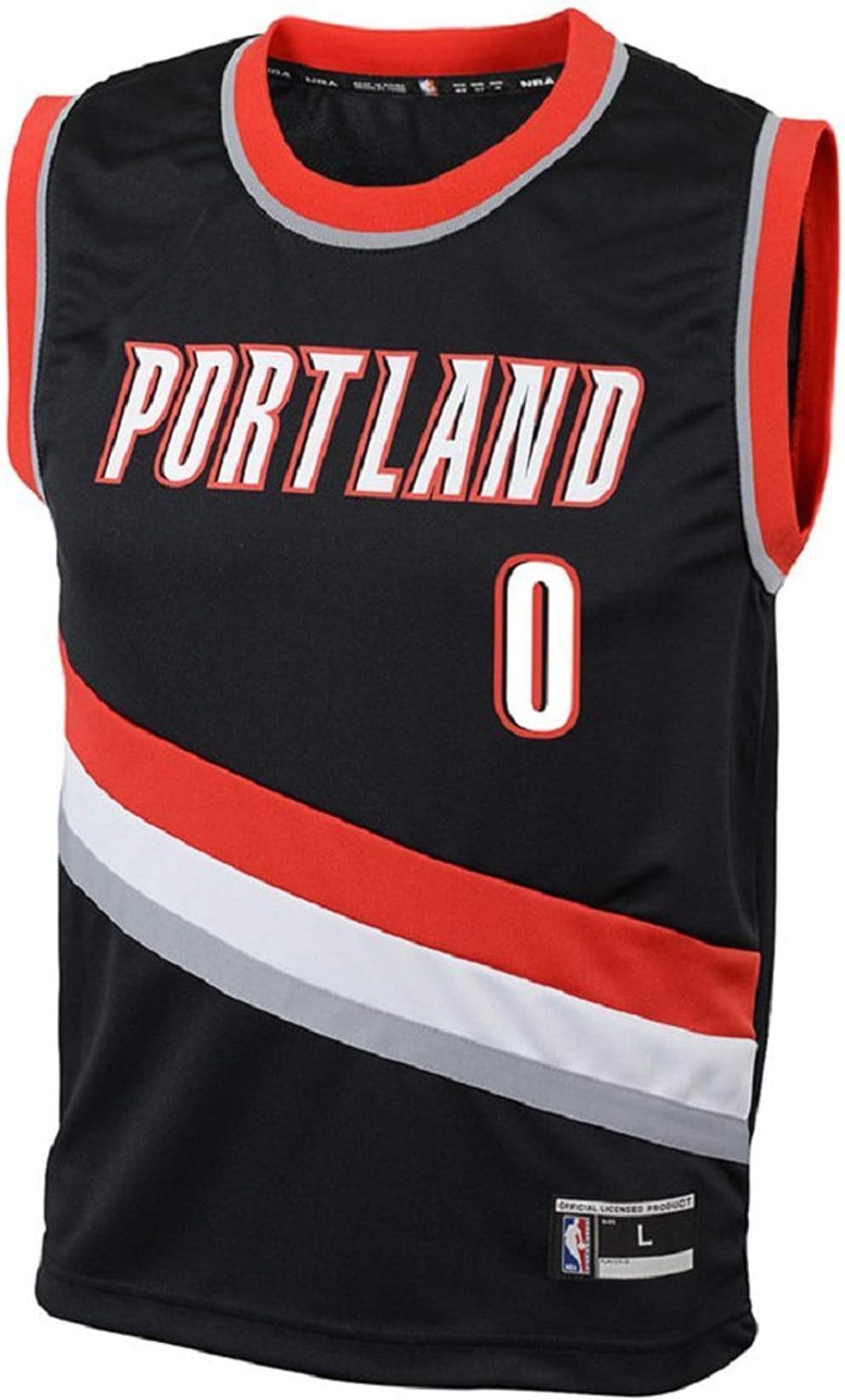 Damian Lillard Portland Trail Blazers NBA Youth Black Road Replica Jersey