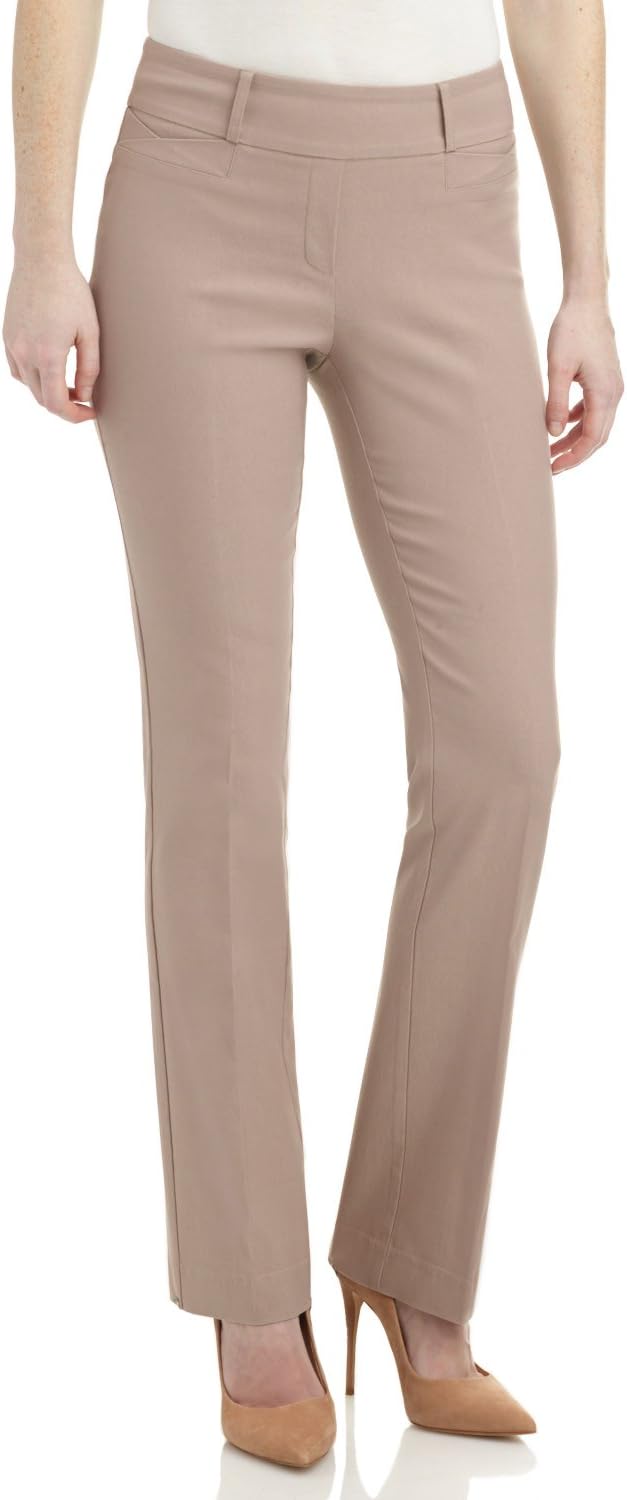 Women's Ease in to Comfort Fit Barely Bootcut Stretch Pants