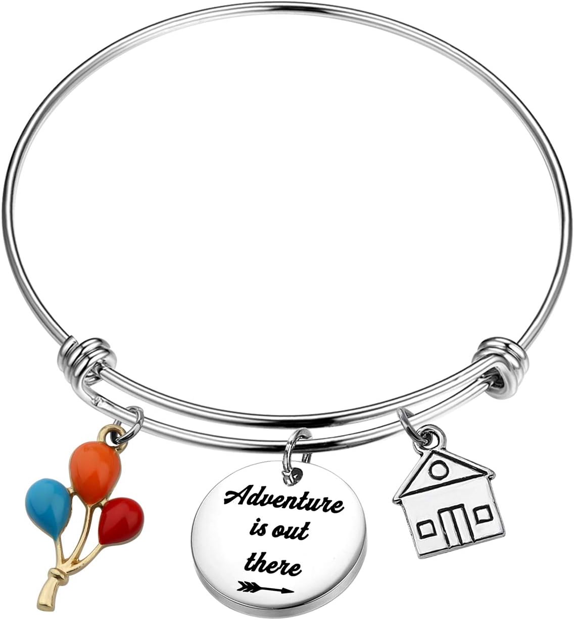 Gzrlyf Adventure Is Out There Bracelet Travel Bracelet Inspirational Jewelry Wanderlust Gifts
