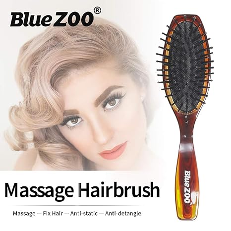 Buy Docooler Blue Zoo Massage Comb Hairbrush Amber Anti Static