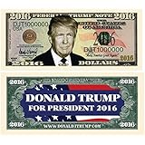 Set of 5 - Donald Trump 2016 Presidential Dollar Bill