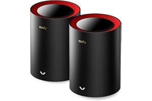 Cudy M3000 2-Pack AX3000 Wi-Fi 6 2.5G Mesh System- Covers up to 4800 Sq.Ft., Replaces Wireless Router and Extender, Supports 