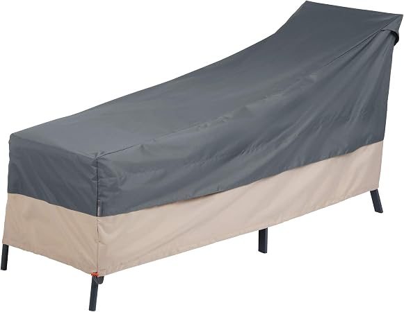Amazon Com Modern Leisure 3018 Renaissance Ultralite Outdoor Chaise Lounge Water Resistant 65 W X 28 D X 29 H Inches Patio Furniture Cover Gray And Atmosphere Garden Outdoor