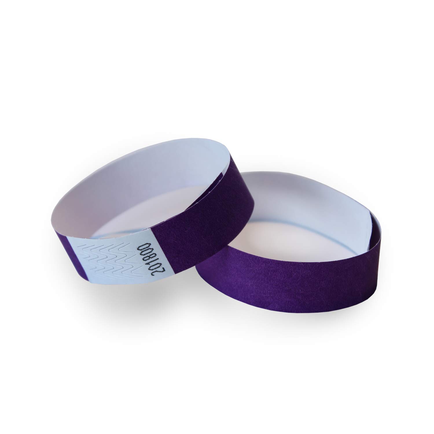 MP – Tyvek Wristbands 100 Units for Events, Purple
