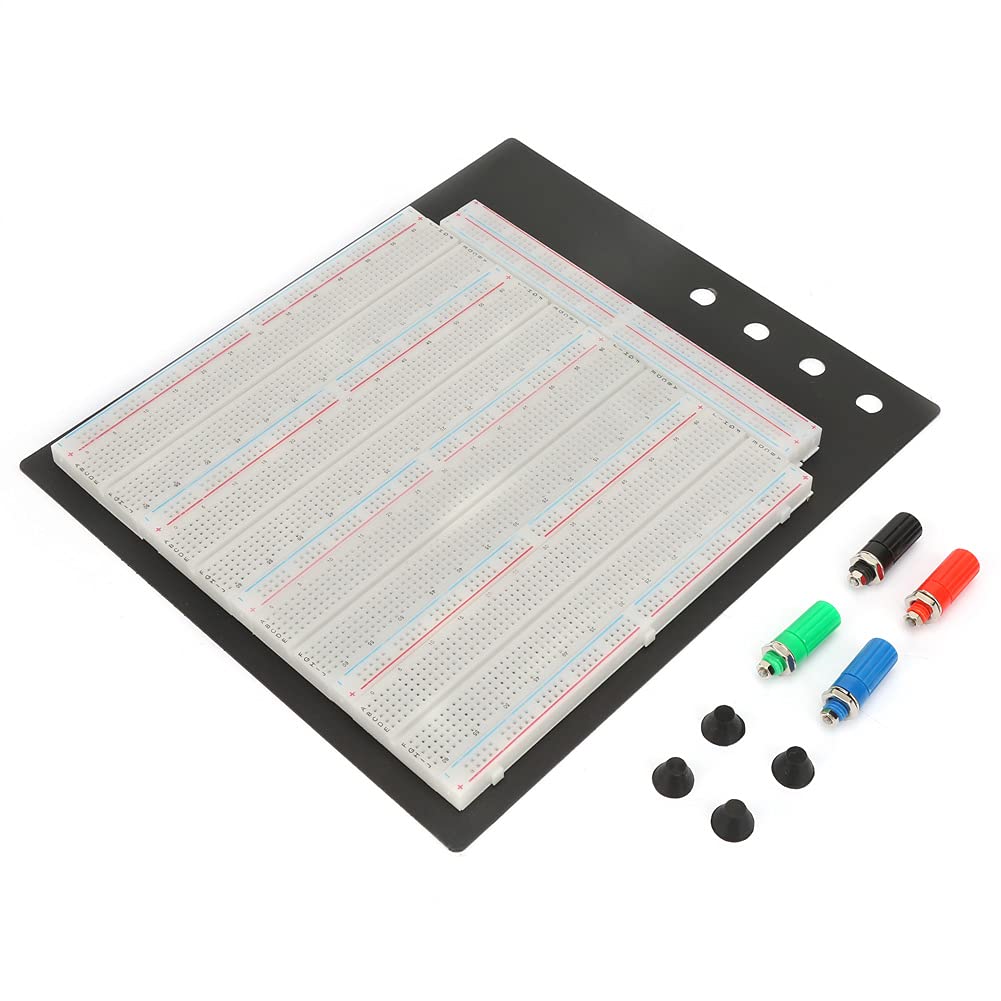 Jeanoko ZY 208 Environmental Circuit Testing Breadboards Kit 3220 Tie Points Solderless Prototype PCB Board for Solderless Testing of Electronic Circuits