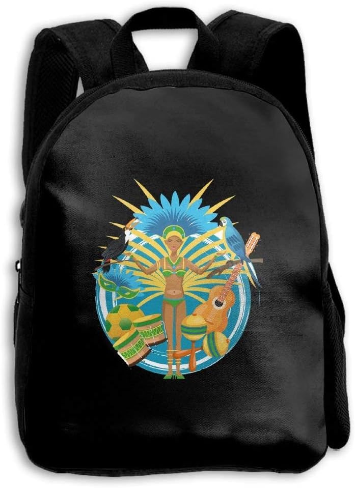 Tropical Africa Portrait Childrens' Canvas School Backpacks Mini Rucksack School Bag