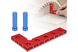 Aluminum Alloy Small Square Center Finder Tool, Mini Square Ruler Precise 90° Marking Center Finder Right Angle Edge Marking 