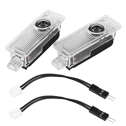 EBTOOLS 2Pcs 12V Luz de la Puerta del Coche, Proyector de ...