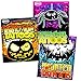 Savvi Halloween Tattoos Party Pack (3 Full-Sized Bags ~ Over 140 Temporary Tattoos, Includes Halloween Glow in The Dark Tattoos)