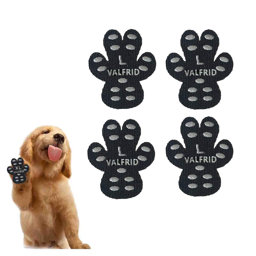 Photo 1 of VALFRID Dog Paw Protector Anti-Slip Grips to Keeps Dogs from Slipping On Hardwood Floors,Traction Control Non-Skid Dog Shoes Booties Socks Replacement L 40 Pieces
