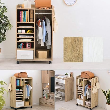 Amazon Co Jp ランドセルラック 幅58cm 3色対応 ランドセル収納 リビングラック スリム 木製 おしゃれ 子供部屋 大型 ナチュラル ホーム キッチン