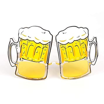 Kostume Verkleidungen Bierbrille Oktoberfest Brille Bier Party Sonnenbrille Partybrille Scherzbrille Wlog Group