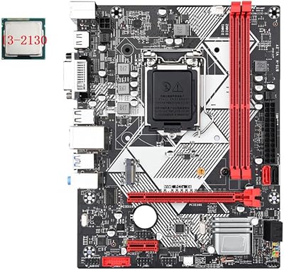 INTCHE B75-H Motherboard I3-2130 CPU LGA 1155 USB 3.0 SATA 3.0 DDR3 1600MHz 16GB