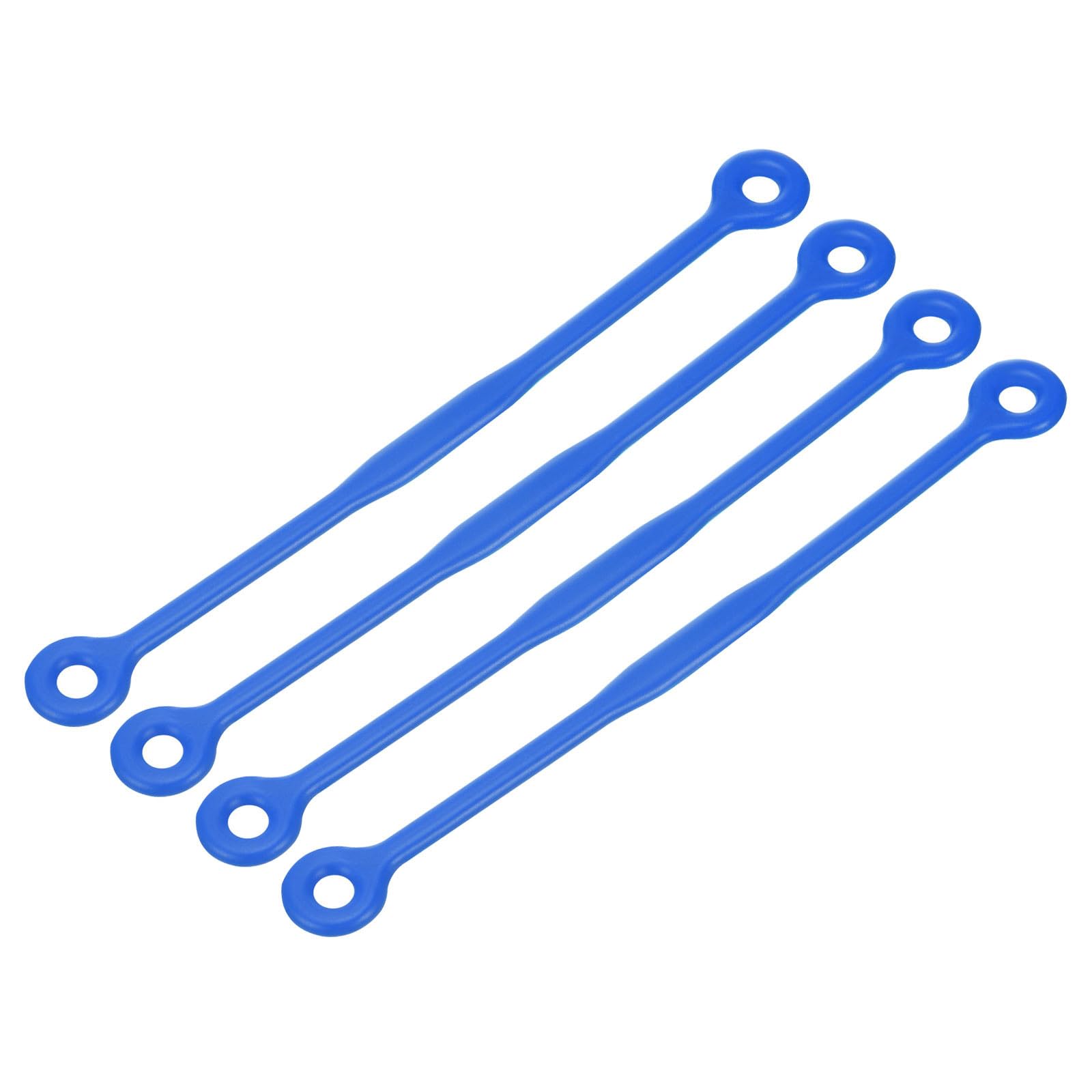 M METERXITY 4 Pack Tennis Dampener - Shock Absorber, Silicone Racquet String Damping, Apply to Tennis Racket (12cm, Blue)