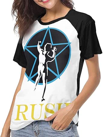 Amazon.com: Ssxvjaioervrf Women'Srush Starman Fashion Cotton Raglan Short Sleeve Baseball T 