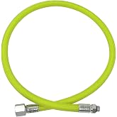 XS Scuba Miflex Low Pressure Braided Hoses - Hi-Vis Yellow, 40"