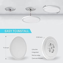 MELEGAN Smart Led Ceiling Light Flush Mount, 12