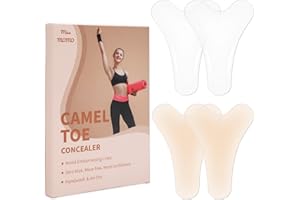 Solaradgy 4 Pack Silicone Camel Toe Concealer for Swimsuit, Reusable Camel Toe Underwear Guard, Invisible Seamless Camel Toe Cover, Camel Toe Hider for Swimwear & Leggings（Y Shape）