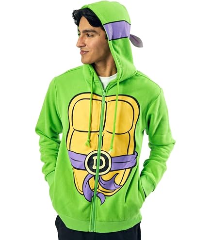 Amazon.com: TMNT Ninja Turtle Pizza Time Group Shot Pullover