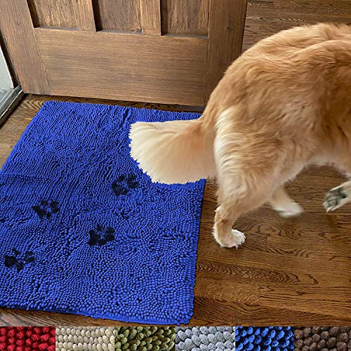 Enthusiast Gear Dog Mud Door Mat Ultra Absorbent Microfiber Chenille