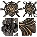 Home's Art Bronze Leaf Urban Design Metal Wall Decor for Nature Decoration & Kitchen Gifts (Bronze)