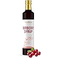 Kashan Barberry Syrup, Flavour Frappes, Add to Cocktails, Smoothies, Milkshakes and Coffee, Food Grade Baking, Food Flavoring, Beneficial For Health 16.9 Fl Oz (500ml)