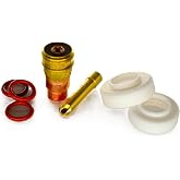Furick 17/18/26 TIG Torch Mount Adapter Kit 3/32" (2.4mm) &ndash; Fits CK &amp; Non-CK Torches &ndash; Includes Gas Lens, Wedge Collet, Insulators (17KIT) &amp; O Rings
