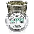 from The Field | Fine Ground Stalkless Catnip | Premium USA-Grown Catnip for Toys & Playtime | Fresh, Potent, Non-Toxic, Eco-Friendly | Safe for Kittens & Cats | Resealable 6 oz Tub