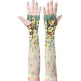 KIEMTR Gardening Sleeves,Sun Protection Arm Cooling Sleeves for Gardening,Thorn Proof Sleeves to Cover Arms for Women Men