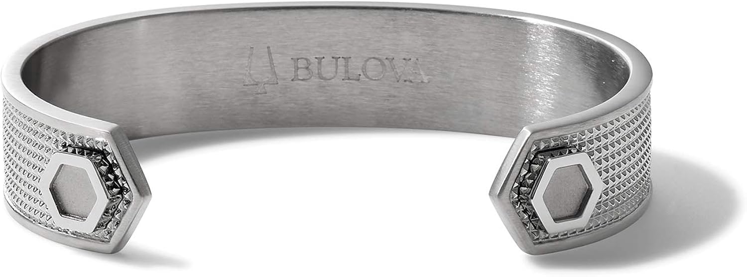 Bulova Mens Precisionist Cuff Bracelet: Jewelry