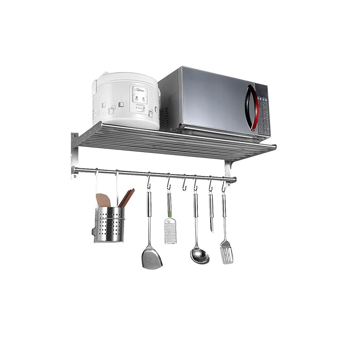 Acero inoxidable Bastidores de horno de microondas de cocina ...