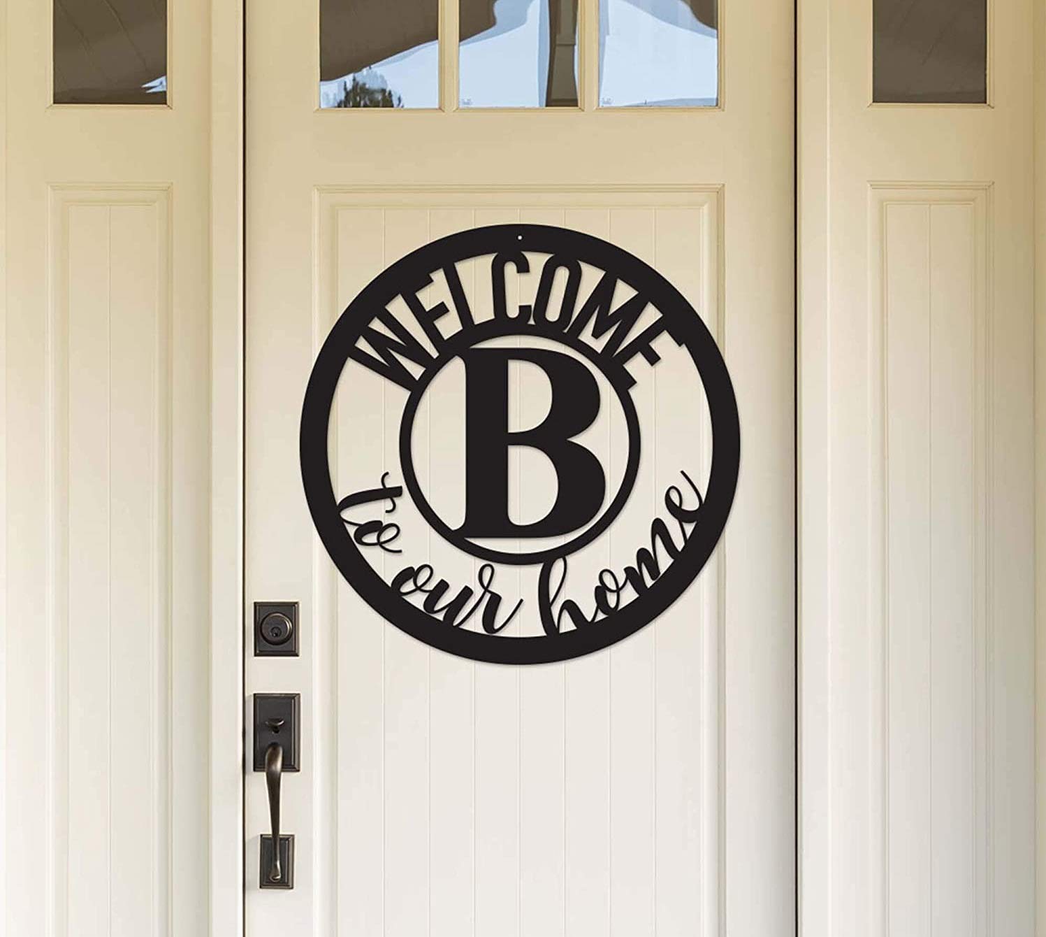 Custom Metal Name Sign Personalized Sign Door