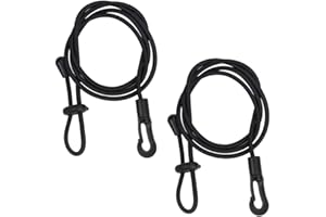 Kayak Paddle Leash 2 Pcs Safety Rod Adjustable Canoe Paddle Fishing Rod Survival Paracord Bungee Cord Safety Lanyard Strap wi
