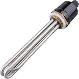 DERNORD 220V 3000W 1-1/4 Inch 3U Heating Element Copper Flange Water Tank view 2
