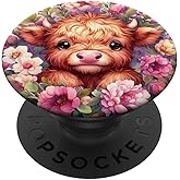 Baby Highland Cow PopSockets Adhesive PopGrip