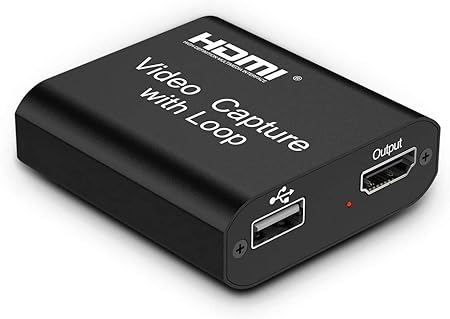 Amazon Com Rybozen Video Capture Cards With Loop Out 1080p 60fps Usb 2 0 Hdmi Capture Live Streaming Hdmi Capture For Ps4 Nintendo Switch Xbox One Xbox 360 Computers Accessories