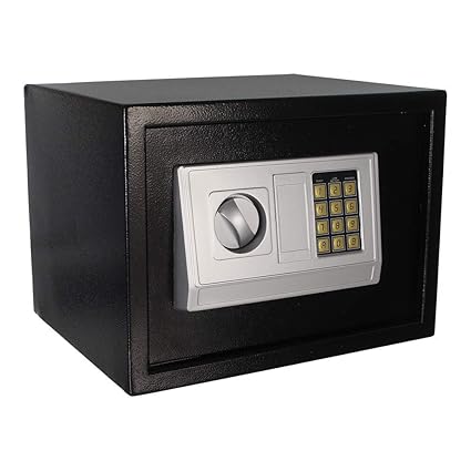 Profirst Möbeltresor Komet 2, Kleiner Safe Einbautresor Hoteltresor mit Elektronikschloss schwarz