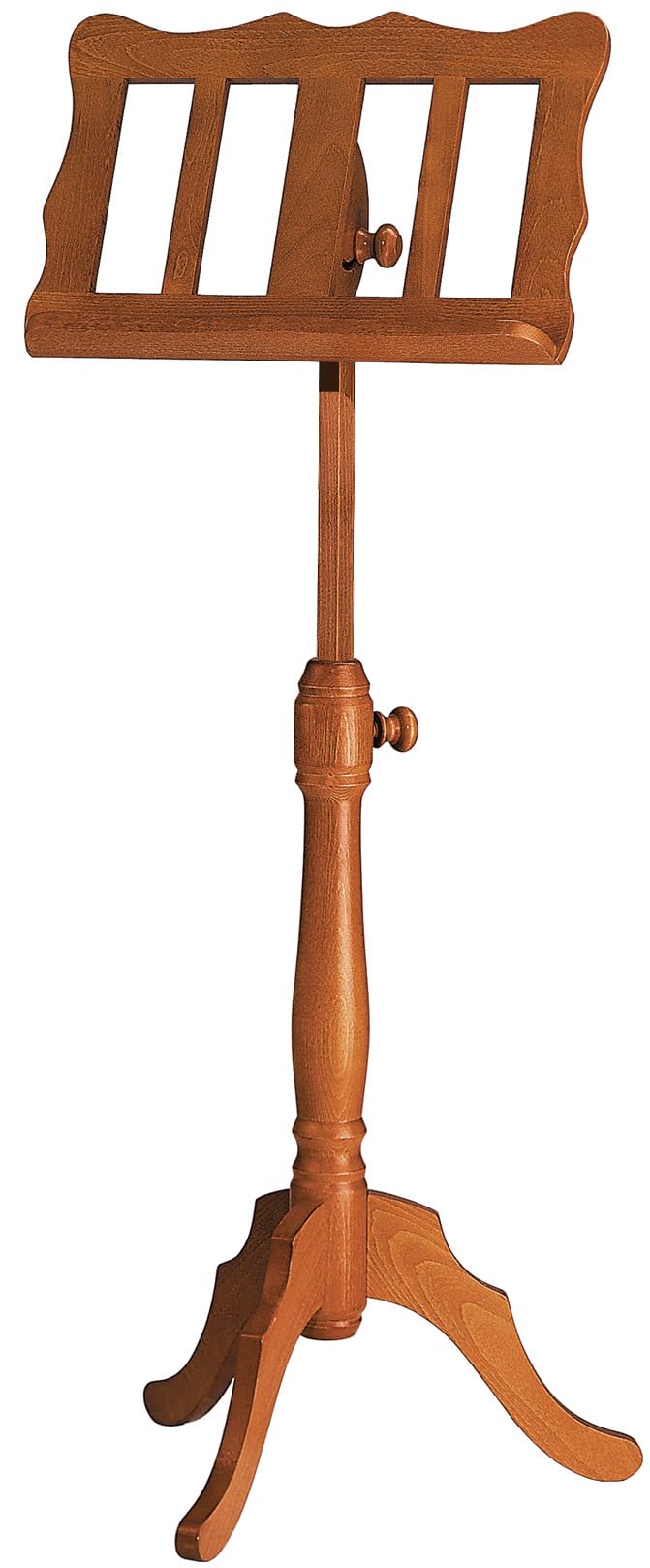 Konig & Meyer All Wooden Music Stand - Cherrywood Finish
