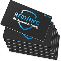 Orgaexpert Silver RFID Blocking Card Holder - Slim, Flexible Sleeve For Credit/Debit Cards