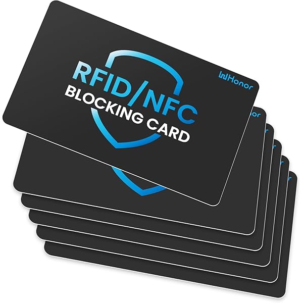 Amazon.com: RFID Blocking Card,5Pack Contactless NFC Debit Credit