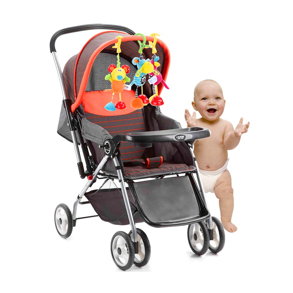 Jouet Suspendu Poussette Pour Bebe Hochet Sonore Bebe Jouet Hochet Vibrant En Peluche En Forme Danimaux Pour Bebe Jouets Pour Poussettes Bebe Puericulture