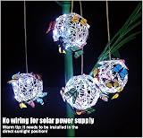 Akin Solar Hanging Butterfly Ball Light Outdoor Garden Decor 8 Butterflies view 6