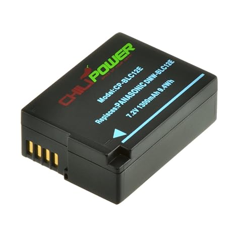 Orginal ChiliPower DMW-BLC12, DMW-BLC12E, DMW-BLC12PP Akku für Panasonic Lumix DMC-FZ200, DMC-FZ2000, DMC-FZ2500, DMC-FZ1000,