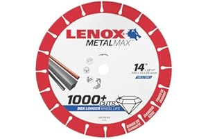 Lenox Metalmax 14 Inch Segmented Rim Diamond Edge Cutoff Wheel for Metal
