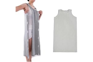 DEEYOTA Woman Post Shoulder Surgery Shirts Rehab Shirt,Recovery Tear Away T-Shirt,Full Open Shirt Dialysis Chemo Clothing