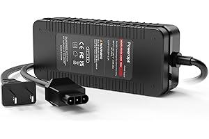 POWERGPT 53.5V 2A Scooter Charger for NIU KQi3/KQi3 Pro/Sport/Max & KQi2/KQi2 Pro & KQi1 Pro/Sport & KQi Air/Air X Electric Scooters, NIU Scooter Battery Charger Accessories Replacement Power Supply Adapter